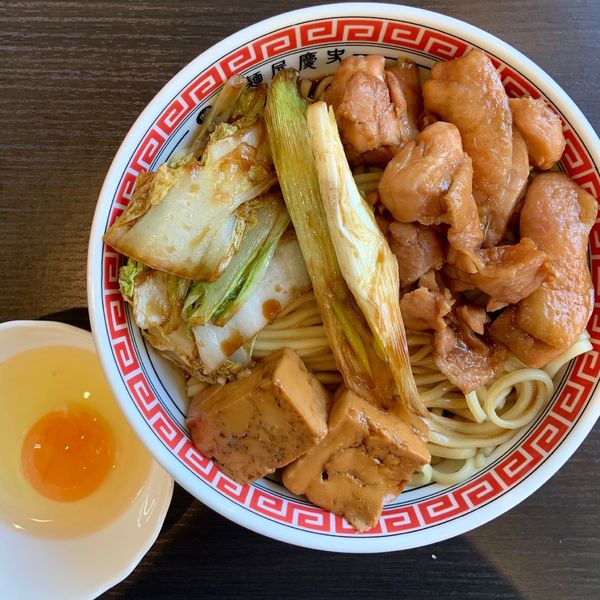「【期間限定】鶏すきつけ麺 (800円) 麺増し (※0円)」@製麺屋慶史 麺ショップ 西月隈の写真