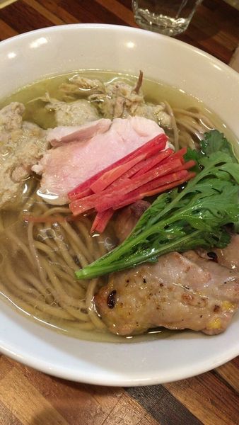 「【肉の日限定】雉の塩らーめん香ばし雉焼きのっけ１６００円」@鮮魚らーめん 五ノ神水産の写真