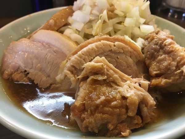 「小豚(ちょいアブラ)」@かじろうramen7の写真