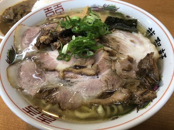 「塩チャーシュー麺＋ミニカレー」@龍聖軒の写真