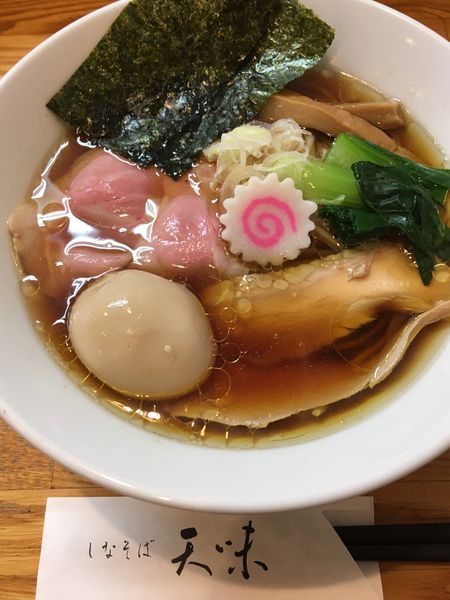 「しなそば　味玉」@しなそば 天味の写真