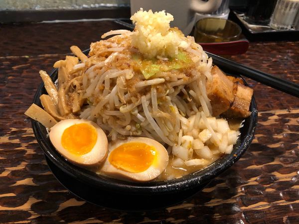 「味噌次郎+ニンニク　830円」@北のらーめん 美空の写真