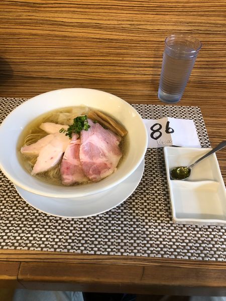 「鶏塩トリュフラーメン」@つけ麺 和の写真