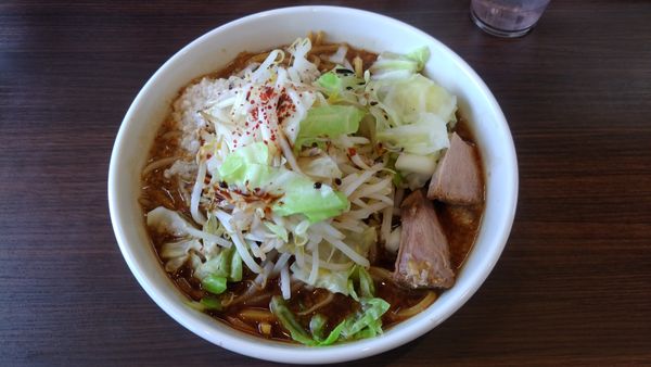 「G系ラーメン麺大盛ライスセット」@麺匠 天馬の写真