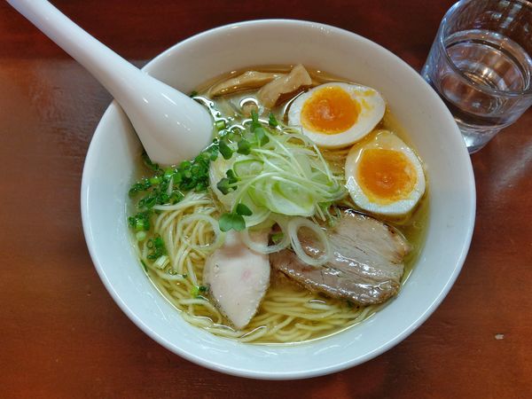 「塩鶏そば」@麺屋 くまがいの写真