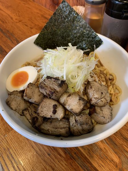 「汁なし(中)700円 肉増し200円」@らーめん 破顔の写真