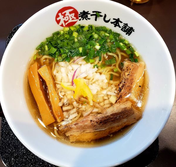 「淡麗煮干しラーメン(塩)」@極煮干し本舗 フォレストモール甲斐竜王店の写真