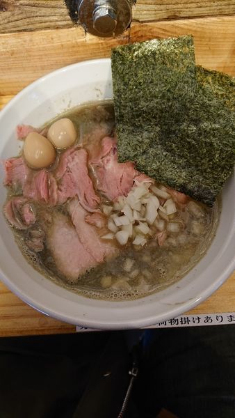 「特製煮干ラーメン」@煮干らーめん 紫乱の写真
