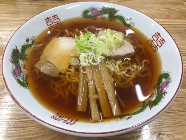 「ラーメン　中　500円」@くどうラーメンの写真