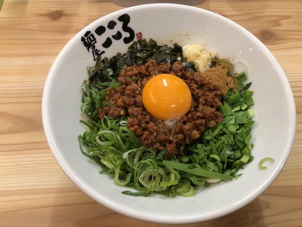 「台湾まぜそば（にんにく入り）」@麺屋こころ 自由が丘店の写真