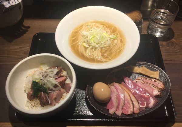 「特製 鴨出汁 塩そば」@鴨出汁中華蕎麦 麺屋yoshikiの写真