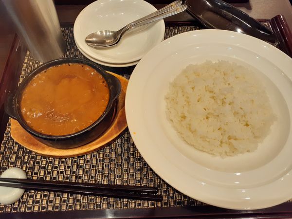 「シーフードカレー、ライス大盛り」@銀座 古川の写真