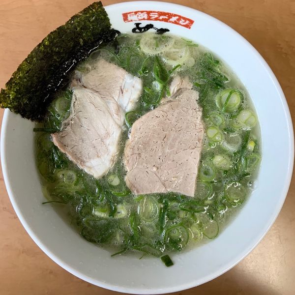 「ラーメン (590円)」@長浜ラーメン めんめんの写真