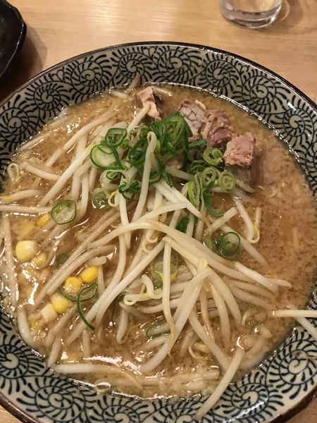「味噌ラーメン　こってり」@中華そば 葵 ララガーデン川口店の写真