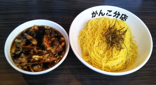 「和風正油つけ麺　３玉」@元祖一条流がんこ 総本家(二代目)の写真