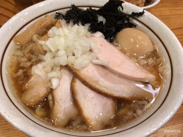 「特製背脂煮干蕎麦」@中華そば 一陽来復の写真