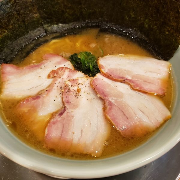 「家系チャーシューメン」@らあめん花月嵐 上野毛店の写真