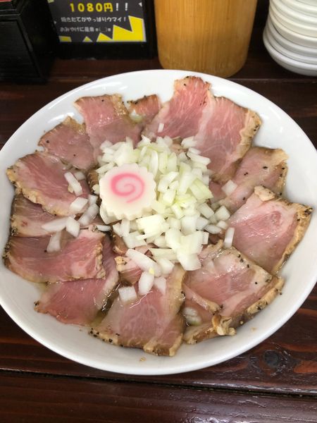 「(限定).イベリコそば780円」@餃子の並商 都賀店の写真