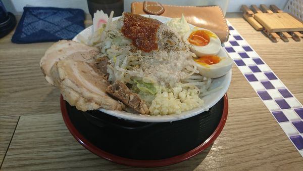 「まぜそば」@麺屋 富味の写真