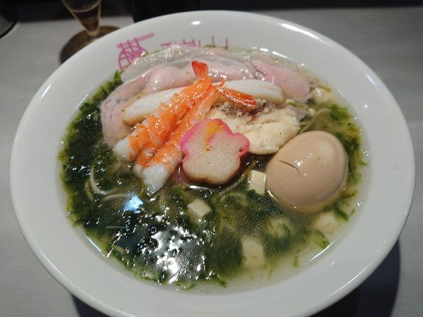 「【限定】鯛出汁と生海苔の潮蕎麦～翡翠仕立て～900円  他」@中華蕎麦 瑞山（ZUIZAN）の写真