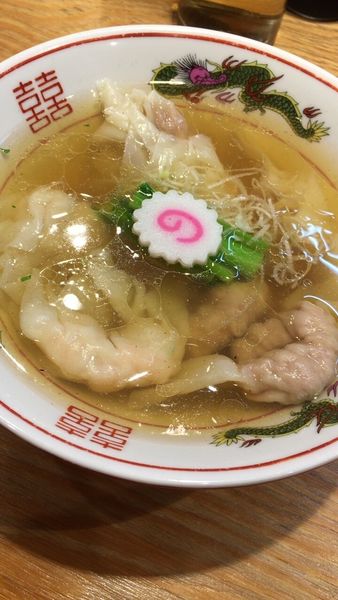 「ワンタンスープ８２０円」@キング製麺の写真