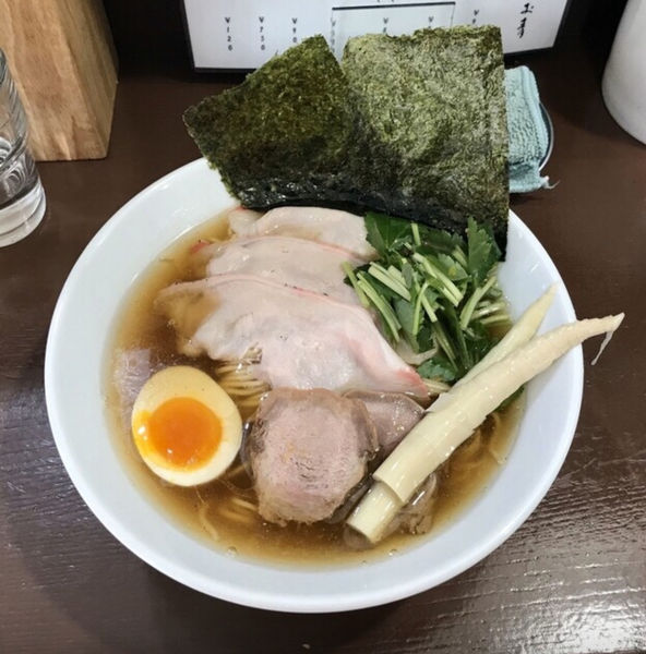 「上中華(醤油)」@中華そば うお青の写真