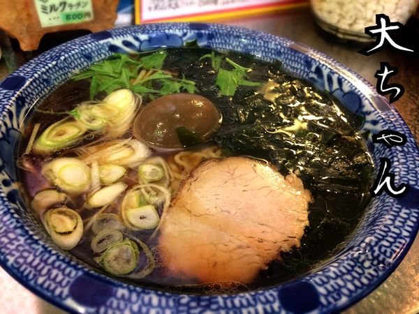 「和風らーめん￥700」@味のらーめん ぎょうざ 大ちゃんの写真