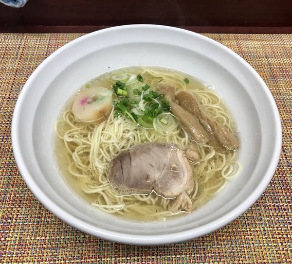 「魚だし朝ラーメン」@中華そば たま河の写真
