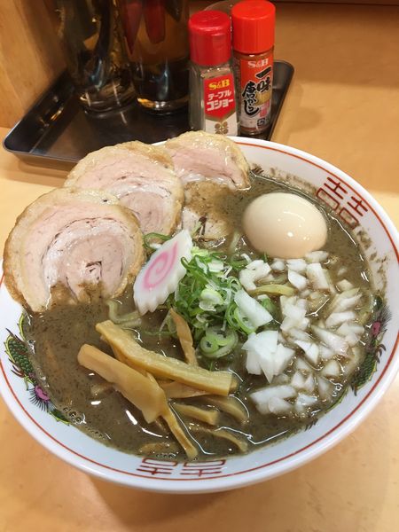 「ガッツにぼしラーメン」@煮干らーめん 老翁亭の写真
