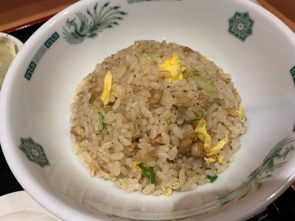 「ラ・餃・チャセット(半ラーメン+餃子3個+半チャーハン)」@日高屋 千住大橋店の写真