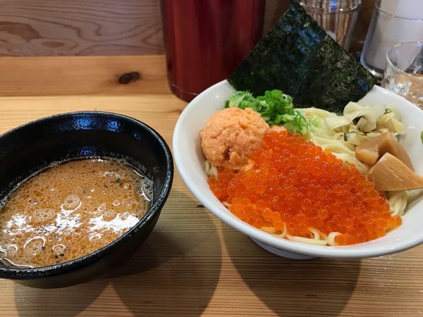 「つけ麺 鮭だらけ1,250円」@らーめん いつ樹 本店の写真