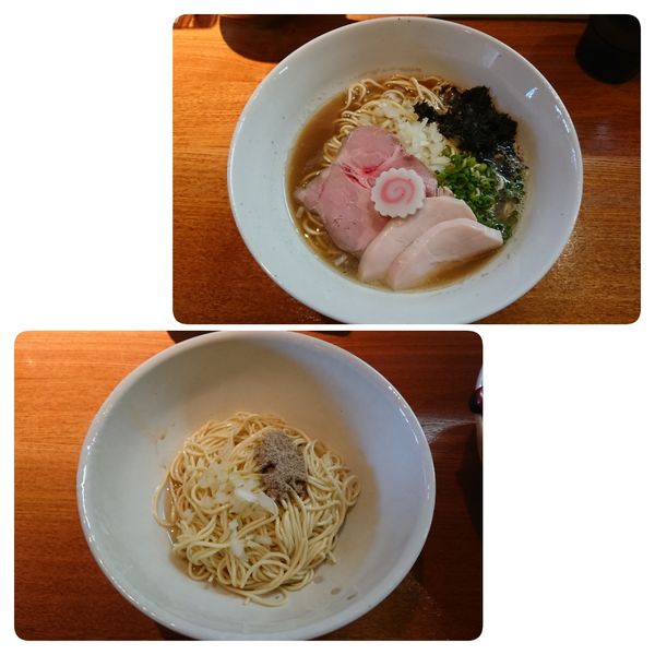 「特製煮干しそば+にぼ玉 850円+200円」@麺屋 烈の写真