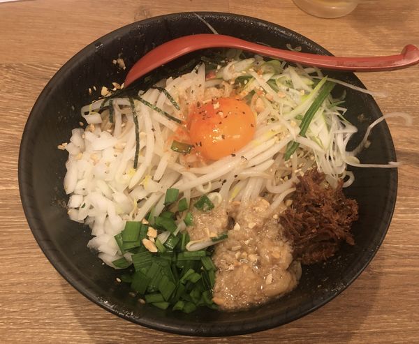 「ごりまるまぜそば」@ラーメン ごりまる 鶴舞駅前店の写真