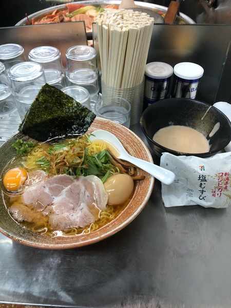 「オマールブルー出汁塩ラーメン＋ソース×3」@覆麺 智の写真