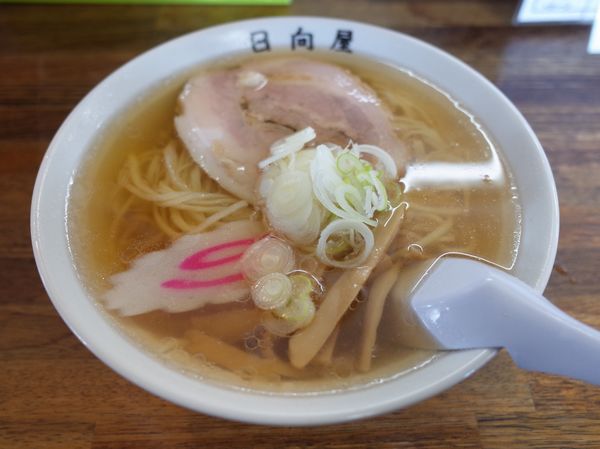 「らーめん…650円」@青竹手打ちラーメン 日向屋の写真