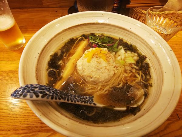 「鶏団子そば」@中華そば きなりの写真