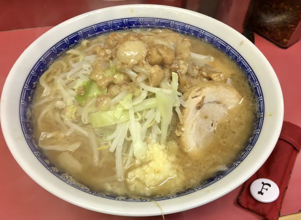 「小ラーメン麺少なめ」@ラーメン二郎 桜台駅前店の写真