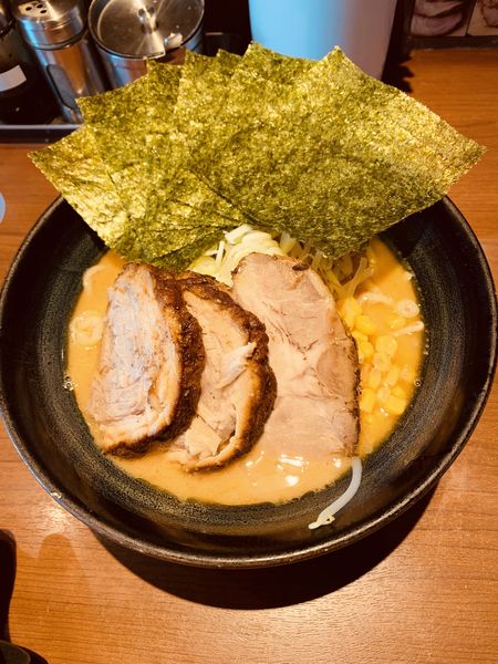 「味噌半ちゃーしゅー麺」@しょうゆのおがわや 橋本店の写真