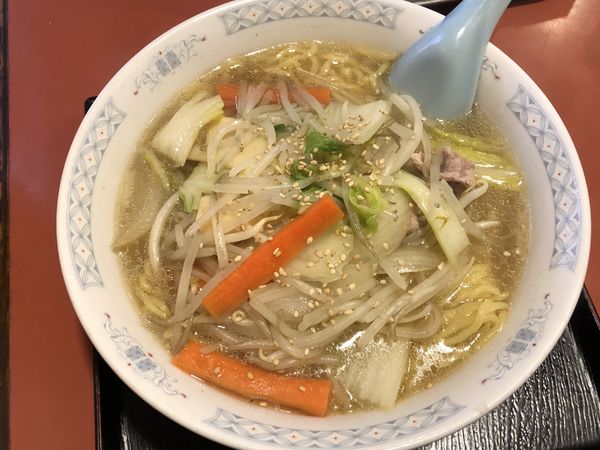 「タンメン 大盛り820円」@萬来軒の写真