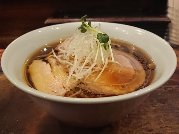 「味玉中華そば」@中華そば しば田の写真