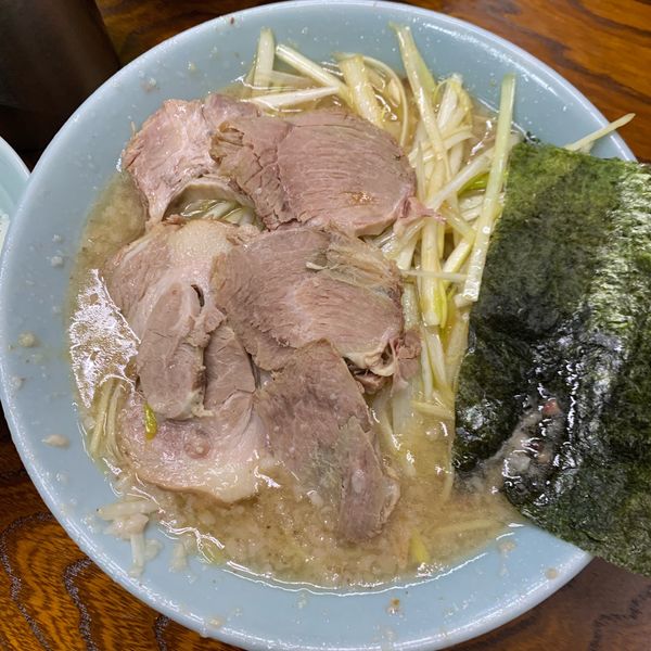 「ネギチャーシューメン＋小ライス。」@ラーメンショップ 牛久結束店の写真