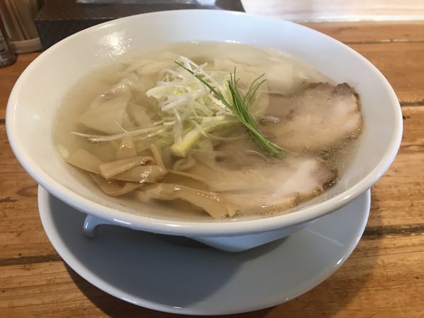 「塩ワンタンメン 870円」@喜多方 満喜の写真