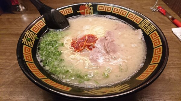 「【昼】一蘭ラーメン」@一蘭 渋谷スペイン坂店の写真