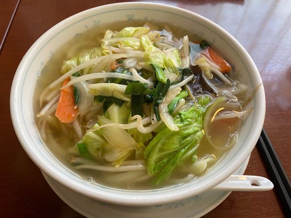 「R2/1/13 野菜タンメン600円」@中国料理 長城の写真