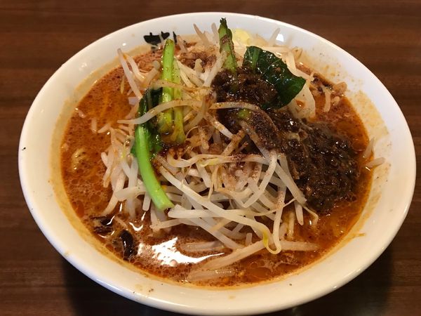 「麻辣やさい担担麺」@担担麺 花さんしょう 日高店の写真