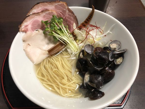 「【限定】やりすぎ蜆らぁめん1080円」@麺処 学の写真