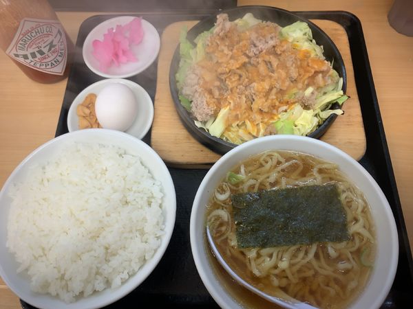 「鉄板麺920円」@大盛軒の写真