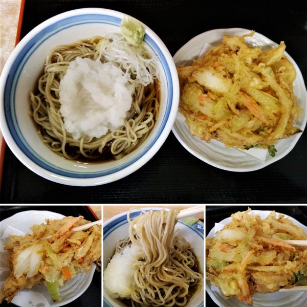 「おろしそば＋かき揚げ＝780円」@ねぎどんの写真