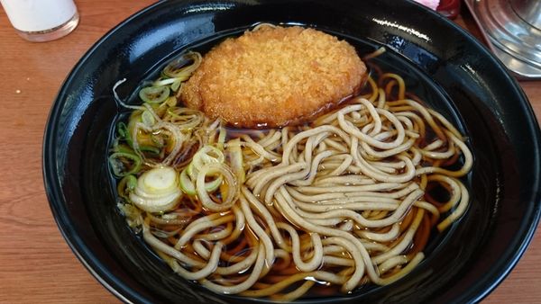 「コロッケそば」@大江戸そば 錦糸町東店の写真