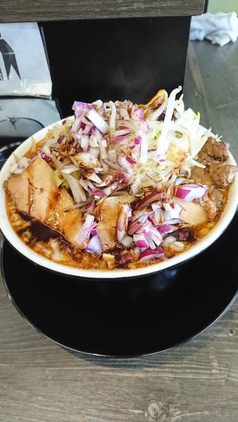 「味噌マンモス 大盛 ニンニク抜き」@泪橋 宝町店の写真